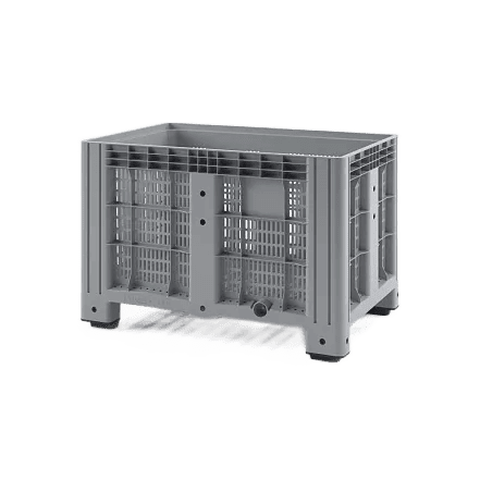 Пластиковый контейнер IBOX 1200х800 (перфорированный, на ножках)